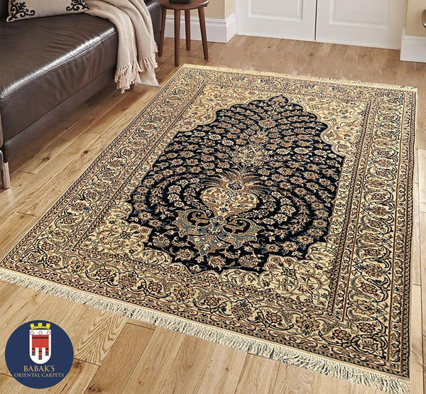 BABIL selling Series Anatolian Patterned White Background Authentic Rug Carpet Double-Sided Rug Carpet Babylon Tassels Home Rug Tasseled