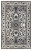 15018 - Nain Persian Hand-Knotted Authentic/Traditional Carpet/Rug Silk-made 10'4" x 6'7"