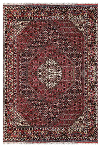 15044 - Bidjar Persian Hand-knotted Authentic/Traditional Carpet/Rug/ Size: 9'9" x 6'10"