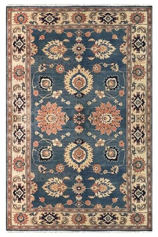 15069 - Royal Chobi Ziegler Afghan Hand-Knotted Contemporary/Modern Carpet/Rug/ Size: 9'6" x 6'3"