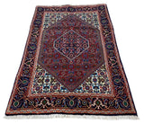 26863-Bidjar Hand-Knotted/Handmade Persian Rug/Carpet Traditional/ Authentic/ Size: 4'4"x 2'8"