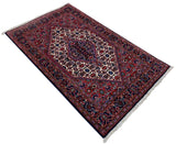 26864-Bidjar Hand-Knotted/Handmade Persian Rug/Carpet Traditional/ Authentic/ Size: 4'8"x 2'9"