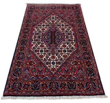 26864-Bidjar Hand-Knotted/Handmade Persian Rug/Carpet Traditional/ Authentic/ Size: 4'8"x 2'9"