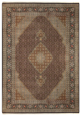 22096 - Tabriz Handmade/Hand-Knotted Persian Rug/Traditional/Carpet Authentic/Size/: 9'8" x 6'5"