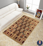 22729 - Kazak Hand-Knotted/Handmade Afghan Tribal/Nomadic Authentic/Size: 7'3" x 4'11"