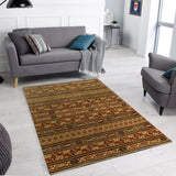 22747 - Kazak Afghan Hand-knotted Contemporary/Nomadic/Tribal Carpet/Rug/Size: 6'3" x 4'11"