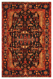 22845 - Hamadan Hand-Knotted/Handmade Persian Rug/Carpet Traditional Authentic/Size: 8'6" x 5'1"