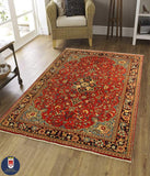 22874 - Sarough Handmade/Hand-Knotted Persian Rug/Traditional/Carpet Authentic/Size: 6'5" x 4'2"