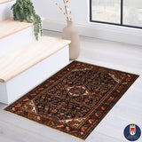 22883-Hamadan Hand-Knotted/Handmade Persian Rug/Carpet Traditional Authentic/Size: 5'1" x 3'6"