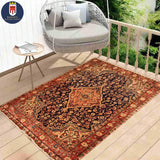 23007-Sarough Hand-Knotted/Handmade Persian Rug/Carpet Traditional Authentic/ Size: 4'11"x 3'7"