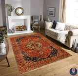 23049 - Bakhtiar Hand-Knotted/Handmade Persian Rug/Carpet Traditional Authentic/Size: 10'3" x 6'9"