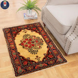 23057- Bidjar Persian Hand-knotted Authentic/Traditional Carpet/Rug/ Size: 3'10" x 2'2"