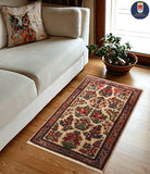 23059 - Sarough Handmade/Hand-Knotted Persian Rug/Traditional/Carpet Authentic/Size: 3'11" x 2'2"