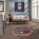 23814- Kazak Afghan Hand-knotted Contemporary/Nomadic/Tribal Carpet/Rug/ Size: 5'10" x 5'10"