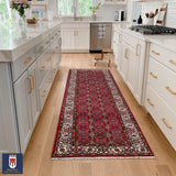 23821-Bidjar Handmade/Hand-Knotted Persian Rug/Traditional/Carpet Authentic / Size : 9'8" x 2'11"