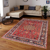 23895-Isfahan Hand-Knotted/Handmade Persian Rug/Carpet Traditional Authentic/ Size: 10'3'' x 6'11"