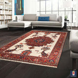 23897 - Bakhtiar Hand-Knotted/Handmade Persian Rug/Carpet Traditional Authentic / Size: 9'10" x 6'7"