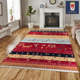 23914 - Royal Chobi Ziegler Afghan Hand-Knotted Contemporary/Traditional/Size: 9'7" x 8'1"