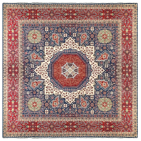 23916 - Royal Chobi Ziegler Afghan Hand-Knotted Contemporary/Traditional /Size: 9'9" x 9'10"