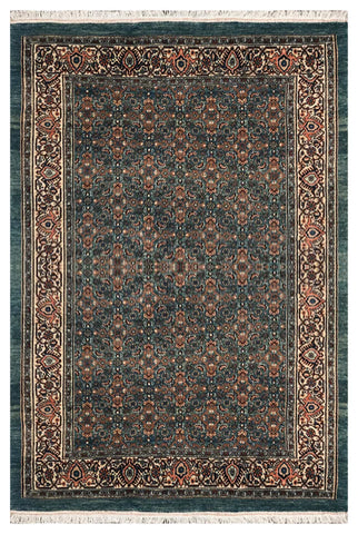 24102 - Bidjar Handmade/Hand-Knotted Persian Rug/Traditional/ Carpet Authentic/ Size: 5'7" x 3'9"