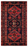 25447-Hamadan Hand-Knotted/Handmade Persian Rug/Carpet Traditional Authentic/ Size: 7'5" x 4'3"