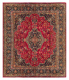 25680-Mashad Hand-Knotted/Handmade Persian Rug/Carpet Traditional Authentic/ Size: 11'5" x 9'7"