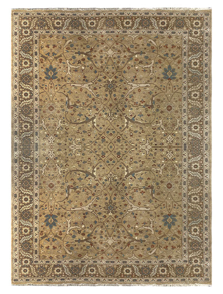 25717- Royal Heriz Hand-Knotted/Handmade Indian Rug/Carpet Traditional/Authentic/Size 12'1" x 8'10"