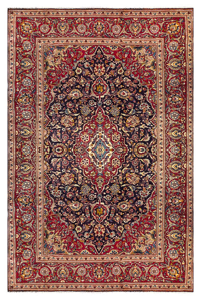 25751-Kashan Hand-Knotted/Handmade Persian Rug/Carpet Traditional/Authentic/Size: 10'3" x 6'8"