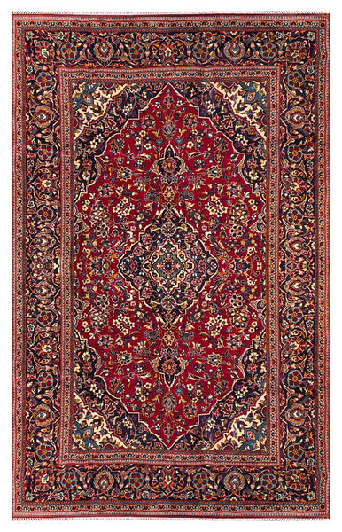 25760-Kashan Hand-Knotted/Handmade Persian Rug/Carpet Traditional/Authentic/Size: 10'1" x 6'5"