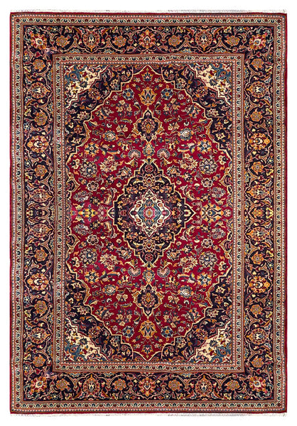 25762-Kashan Hand-Knotted/Handmade Persian Rug/Carpet Traditional/Authentic/Size: 9'11" x 6'9"