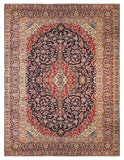 25794-Kashan Hand-Knotted/Handmade Persian Rug/Carpet Traditional/Authentic/Size: 13'7" x 10'4"