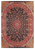 25799-Mashad Hand-Knotted/Handmade Persian Rug/Carpet Traditional Authentic/ Size: 13'7" x 9'7"