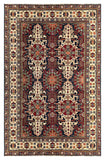 25847-Royal Kazak Hand-Knotted/Handmade Afghan Rug/Carpet Tribal/Nomadic Authentic/ Size: 9'2" x 8'0"