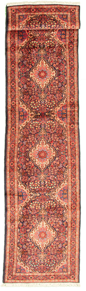 27068-Sarough Hand-Knotted/Handmade Persian Rug/Carpet Traditional Authentic/ Size: 12'2"x 2'4"