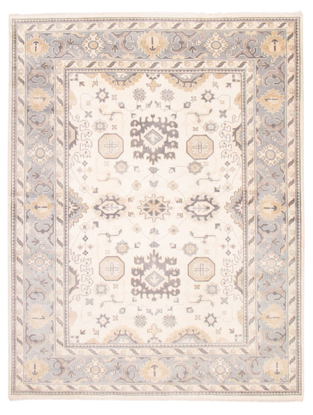 26831- Royal Ushak Hand-Knotted/Handmade Indian Rug/Carpet Traditional/Authentic/Size: 12'0" x 9'3"