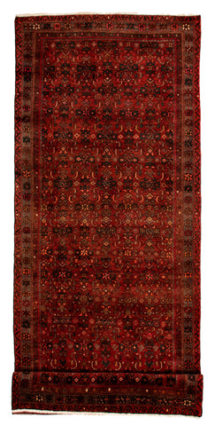 27059-Bidjar Hand-Knotted/Handmade Persian Rug/Carpet Traditional/ Authentic/ Size: 12'2"x 4'8"