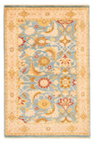 26858- Royal Ushak Hand-Knotted/Handmade Indian Rug/Carpet Traditional/Authentic/Size: 6'3" x 4'0"