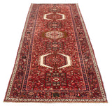 27056- Gharadjehs Hand-Knotted/Handmade Persian Rug/Carpet Traditional/Authentic/Size: 12'8" x 4'11"