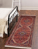 27047-Sarough Hand-Knotted/Handmade Persian Rug/Carpet Traditional Authentic/ Size: 5'9"x 2'3"