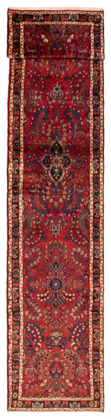 27051-Hamadan Hand-Knotted/Handmade Persian Rug/Carpet Tribal/Nomadic Authentic/ Size: 16'0" x 2'11"