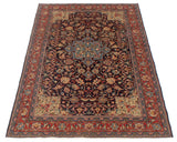 27057-Sarough Hand-Knotted/Handmade Persian Rug/Carpet Traditional Authentic/ Size: 7'5"x 4'1"