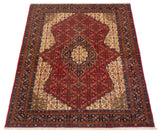 27041-Sarough Hand-Knotted/Handmade Persian Rug/Carpet Traditional Authentic/ Size: 5'3"x 3'5"