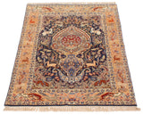 27063- Isfahan Persian Hand-Knotted Authentic/Traditional Carpet/Rug/ Size: 5'2" x 3'5"