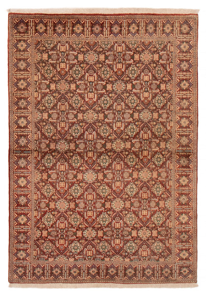 27080- Tabriz Persian Hand-knotted Carpet Authentic/Traditional Carpet/Rug/Size: 4'11" x 3'5"