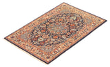 27049- Isfahan Persian Hand-Knotted Authentic/Traditional Carpet/Rug/cotton base/ Size: 3'0'' x 2'0''