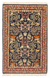 27077- Isfahan Persian Hand-Knotted Authentic/Traditional Carpet/Rug/ Size: 3'7" x 2'4"