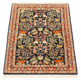 27077- Isfahan Persian Hand-Knotted Authentic/Traditional Carpet/Rug/ Size: 3'7" x 2'4"