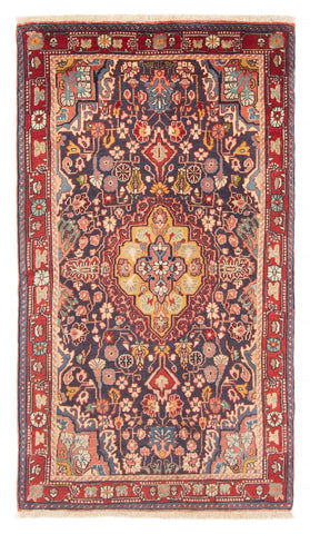 27076-Sarough Hand-Knotted/Handmade Persian Rug/Carpet Traditional Authentic/ Size: 3'8"x 2'3"