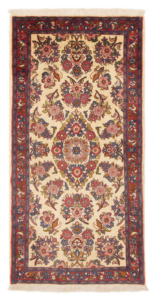 27075-Sarough Hand-Knotted/Handmade Persian Rug/Carpet Traditional Authentic/ Size: 4'2"x 2'2"