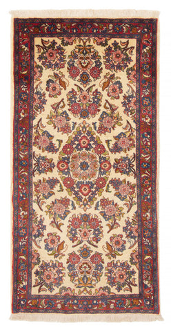 27075-Sarough Hand-Knotted/Handmade Persian Rug/Carpet Traditional Authentic/ Size: 4'2"x 2'2"